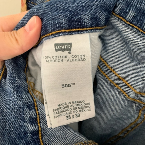 Men’s Older 505 Cotton Levi’s Jeans SZ 36x30 - Picture 6 of 7